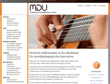 Tablet Screenshot of mdu.ch