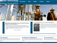 Tablet Screenshot of mdu.com